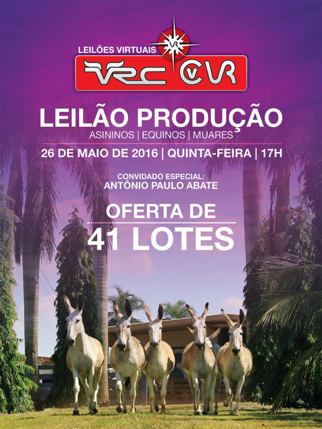 Leilão Virtual Produção VRC & CVVR