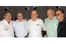 Pedro Novis, Paulo Horto, Jonas Barcellos, Jaime Pinheiro e Alberto Mendes