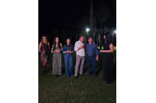 Jairo Machado e Família do Nelore Vera Cruz com Anderson C. Nascimento da ACN Agropecuária