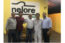 Visita à Associação Goiânia de Nelore, Presidente Dr Eurico Velasco, Paulo Daher, Diego Gracia, Xiquinho Nelore Barreiro