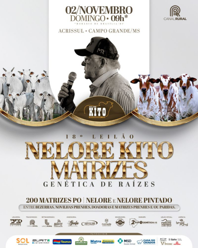 18º Leilão Nelore Kito Matrizes - Genética de Raízes