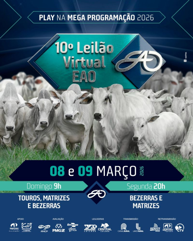 10º Leilão Virtual EAO - Bezerras e Matrizes