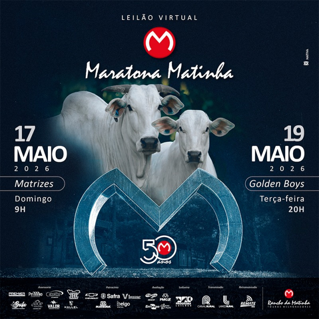 Leilão Virtual Maratona Matinha - Golden Boys