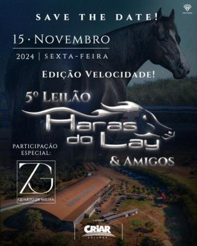 Leilão Haras do Lay Edição Velocidade