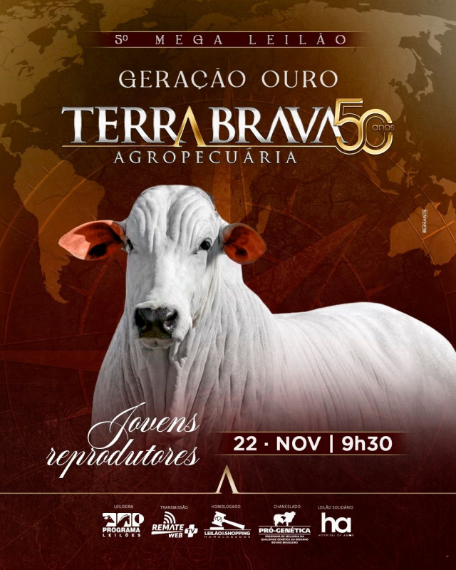 5º Mega Leilão Geração Ouro Terra Brava