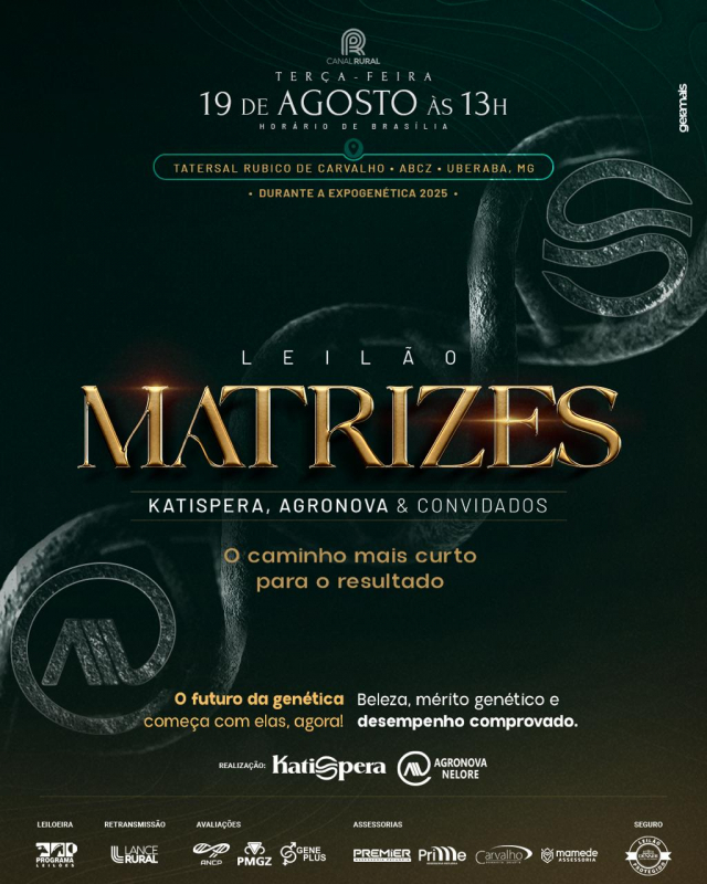 Leilão Matrizes Katispera, Agronova e Convidados - Expogenética 2025