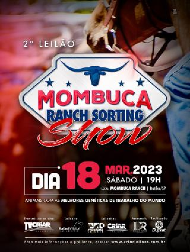 2º Leilão Mombuca Ranch Sorting Show