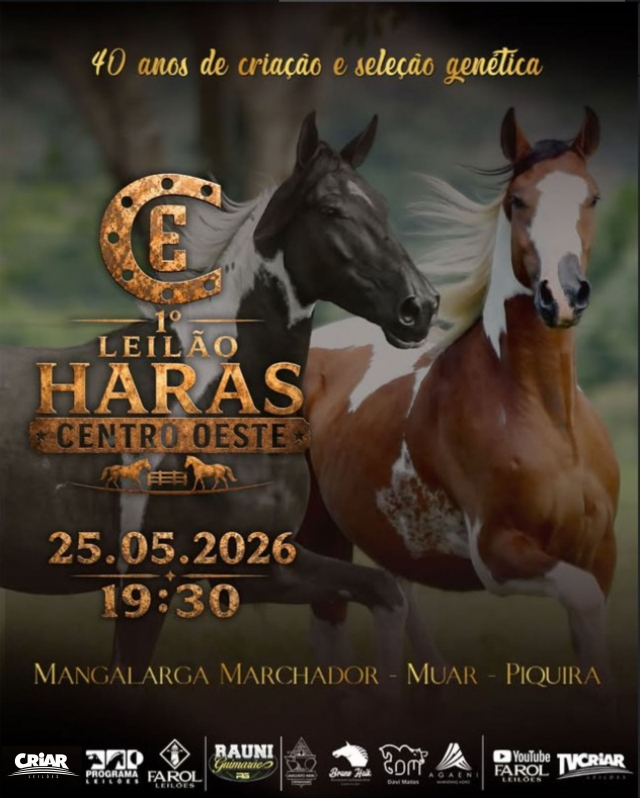 1° Leilão Haras Centro Oeste