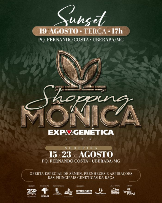 Leilão Sunset Mônica- Expogenética 2025