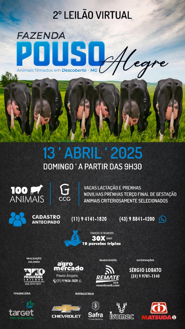 2° Leilão Virtul Fazenda Pouso Alegre