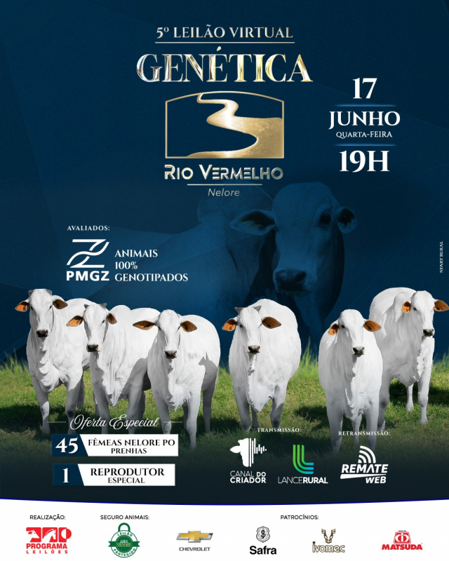 5° Leilão Virtual Genética Rio Vermelho