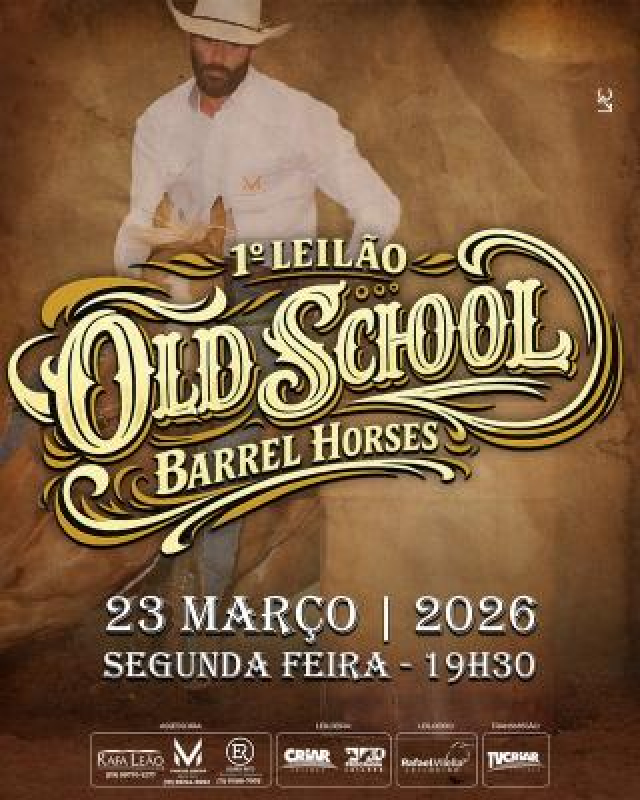 1° Leilão Old School Barrel horses