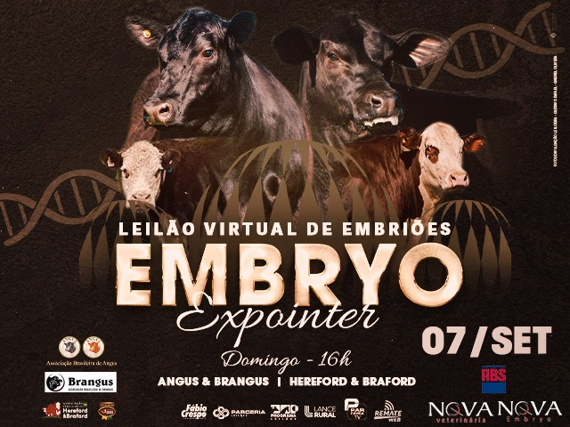 Leilão Virtual de Embriões Embryo - Expointer