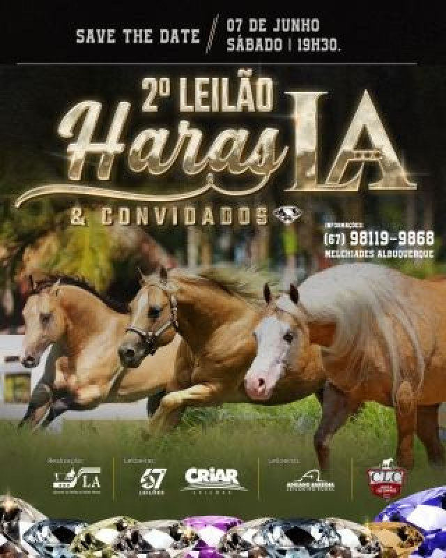 2º Leilão Virtual Haras LA & Convidados
