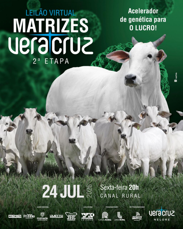 Leilão Virtual Matrizes Vera Cruz - 2ª Etapa