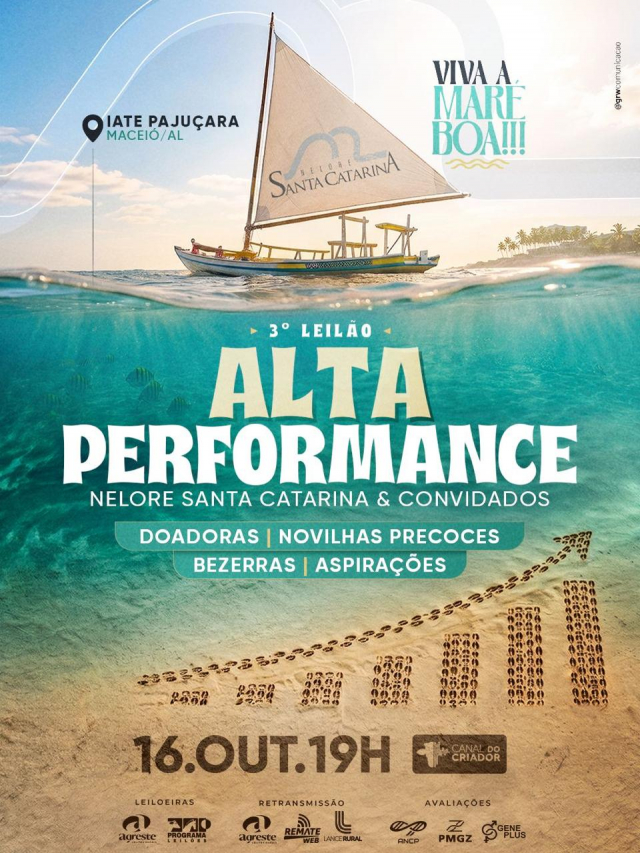3º Leilão Alta Performance - Nelore Santa Catarina & Convidados