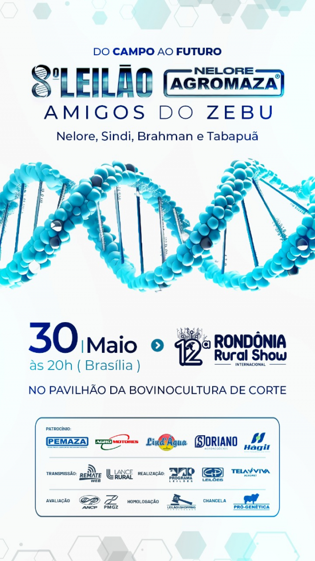 8º Leilão Virtual Nelore Agromaza - Amigos do Zebu