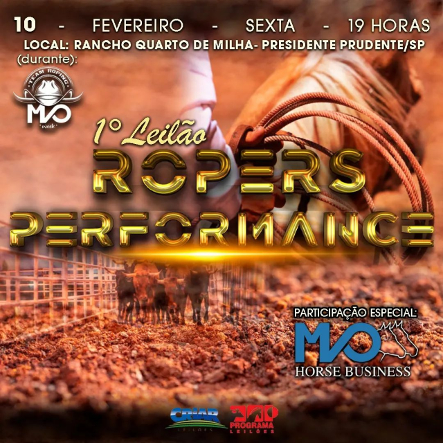 1° Leilão Ropers Performance