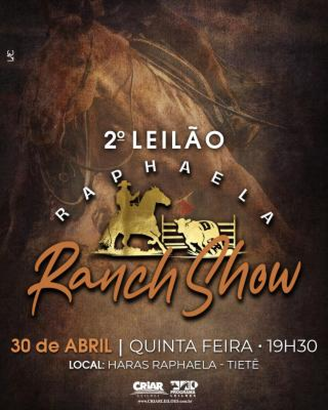2º Leilão Raphaela Ranch Show