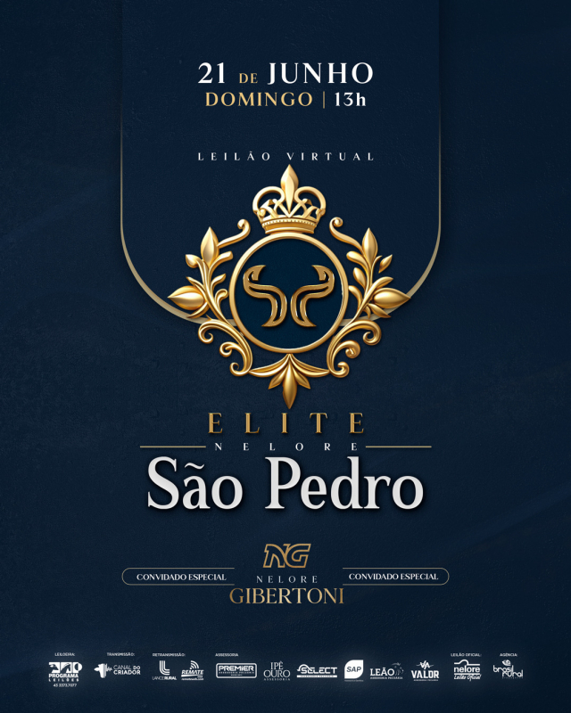 Leilão Virtual Elite Nelore São Pedro