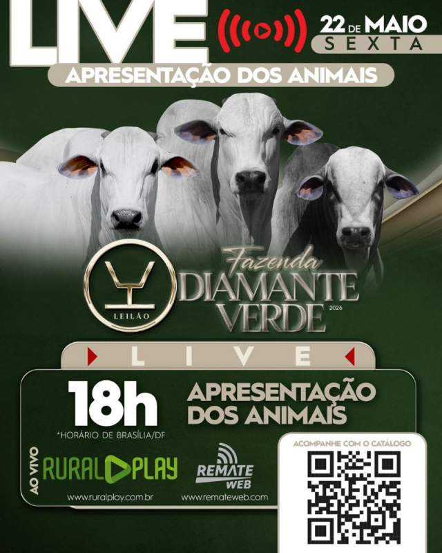 Live Leilão Fazenda Diamante Verde