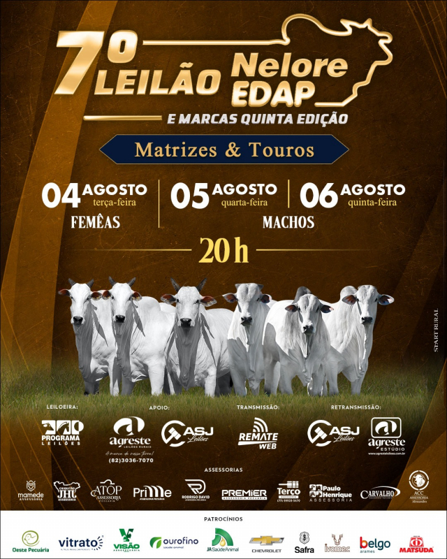7º Leilão Nelore EDAP