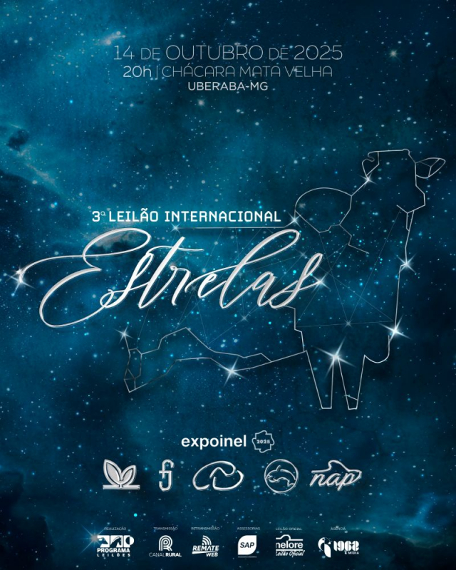 3º Leilão Internacional Estrelas - Expoinel 2025