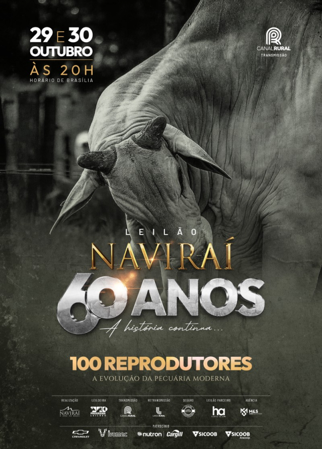 Leilão Virtual Naviraí 60 anos - 2ª Etapa