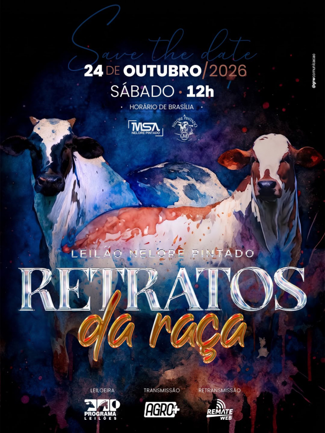 Leilão Nelore Pintado Retratos da Raça