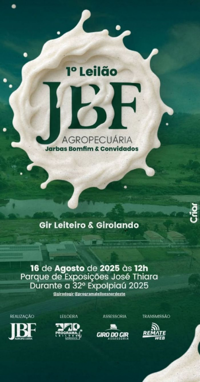 1º Leilão JBF Agropecuária - Gir Leiteiro & Girolando