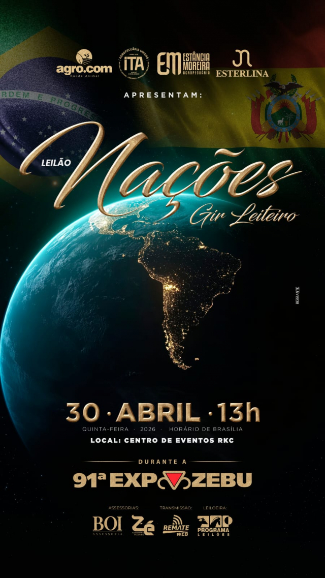 Leilão Nações Gir Leiteiro - Expozebu 2026