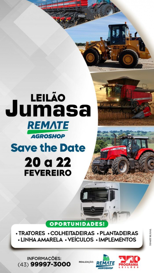Leilão Virtual Jumasa - 1ª Etapa