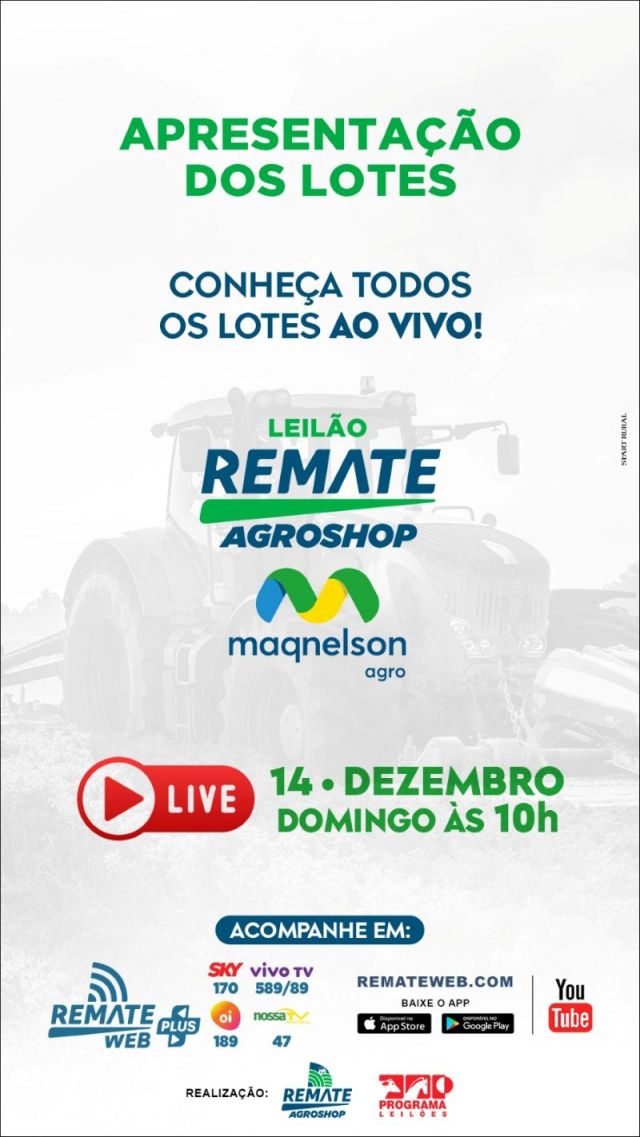 LIVE - Apresentação dos Lotes Maqnelson