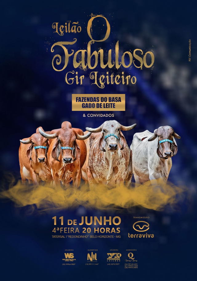 Leilão O Fabuloso Gir Leiteiro - Fazenda do Basa E Convidados