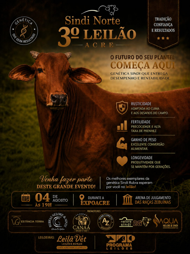 3º Leilão Sindi Norte Acre