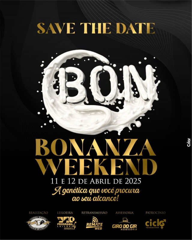 Leilão Bonanza Weekend - 1ª etapa