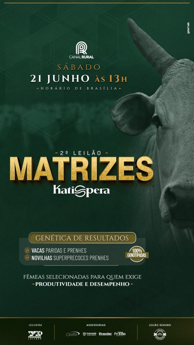 2º Leilão Virtual Matrizes Katispera