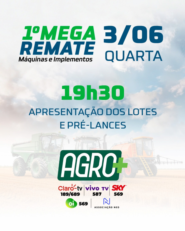 LIVE -  Mega Remate Máquinas e Implementos