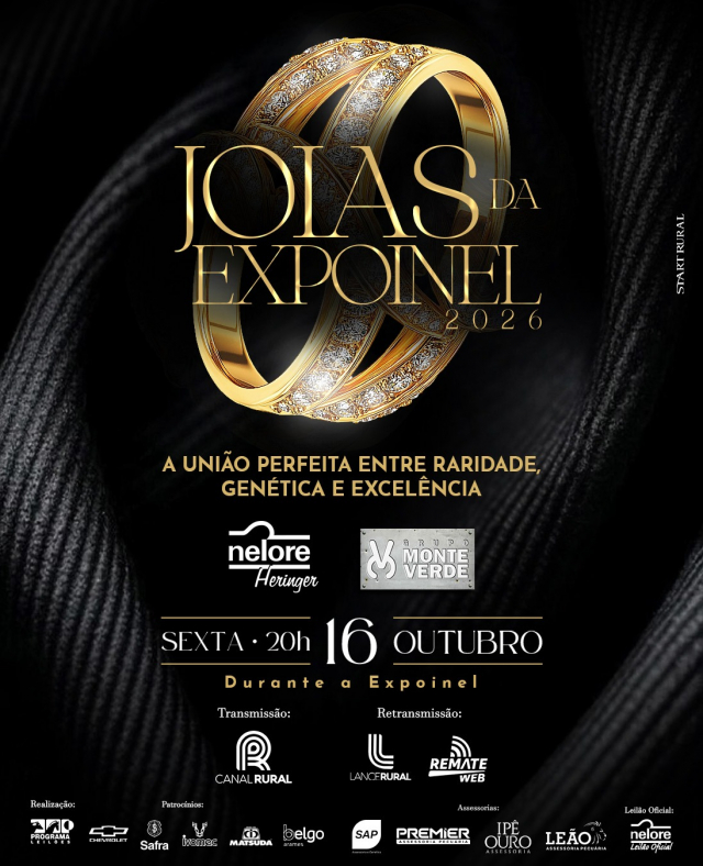 Leilão Jóias da Expoinel 2026