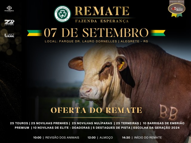 Leilão Remate Fazenda Esperança