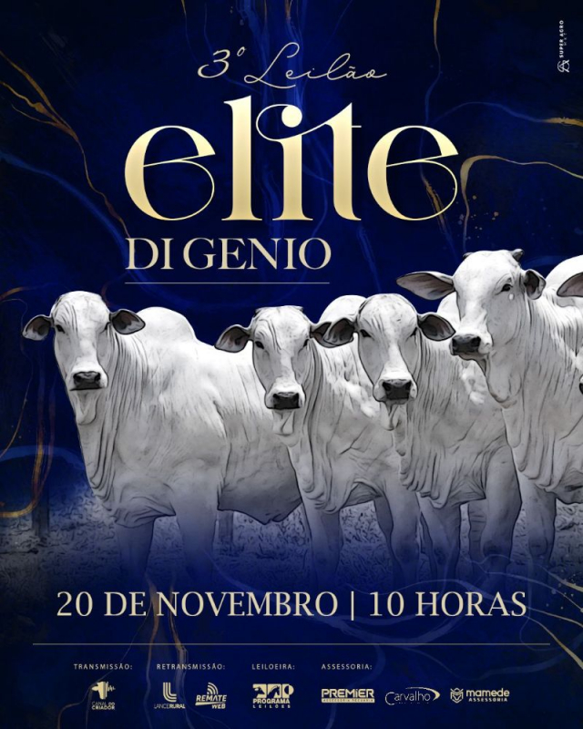 3º Leilão Virtual Elite Di Genio