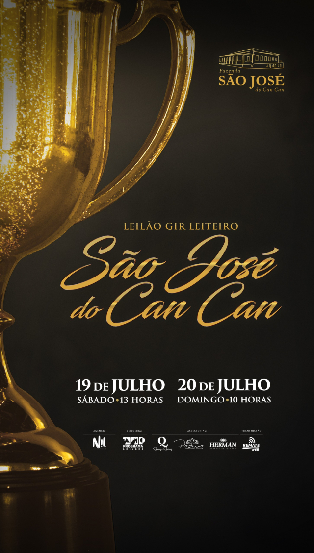 Leilão Gir Leiteiro São José do Can Can - 1ª Etapa