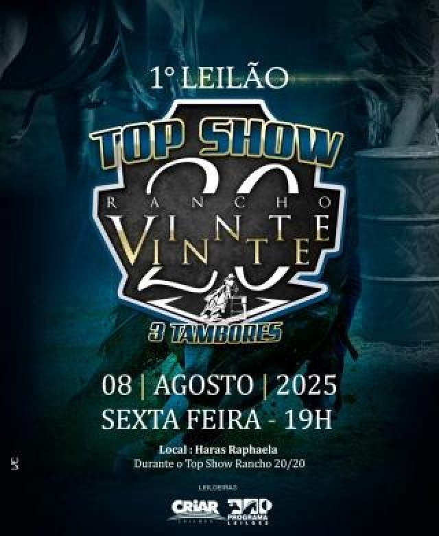 1º Top Show Rancho Vinte Vinte - 3 Tambores