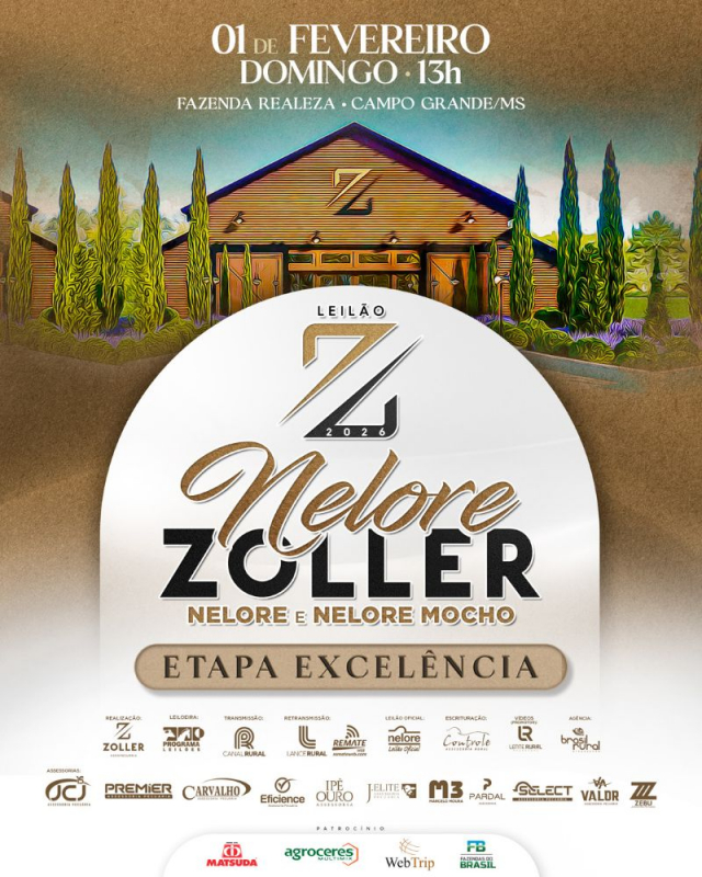 Leilão Nelore Zoller - Excelência e Genética