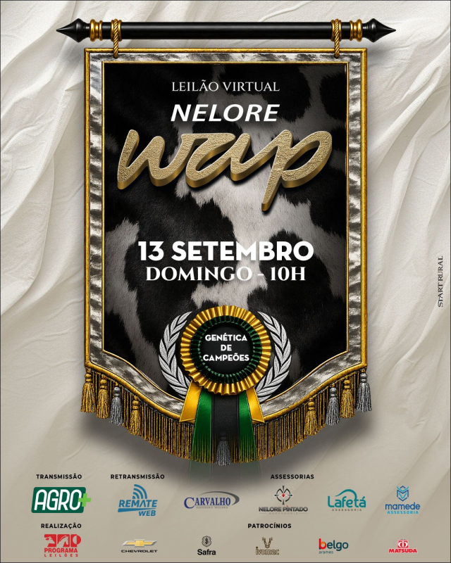 Leilão Virtual Nelore Wap - Genética de Campeões