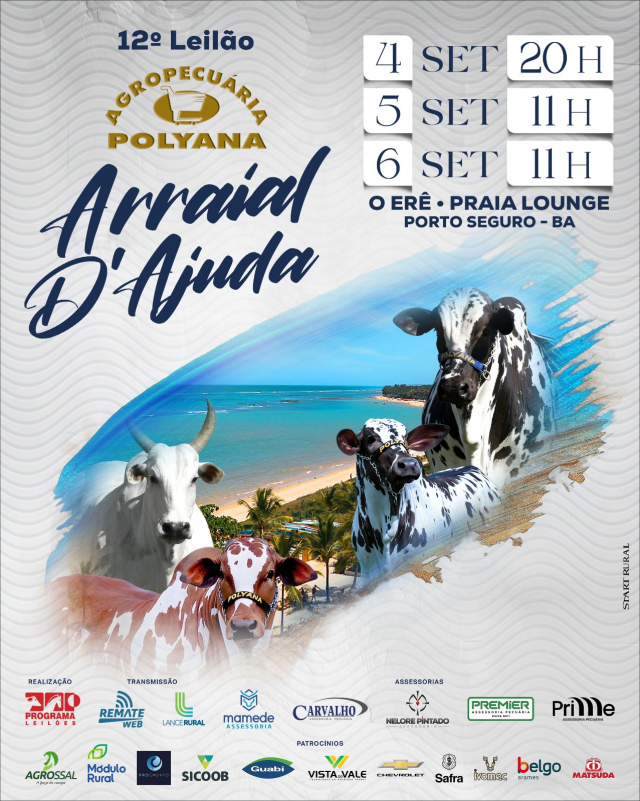 12º Leilão Agropecuária Polyana - Arraial D'Ajuda