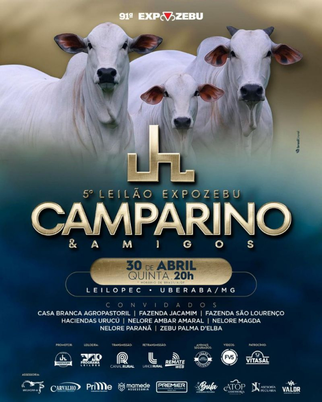 5° Leilão Expozebu Camparino & Amigos