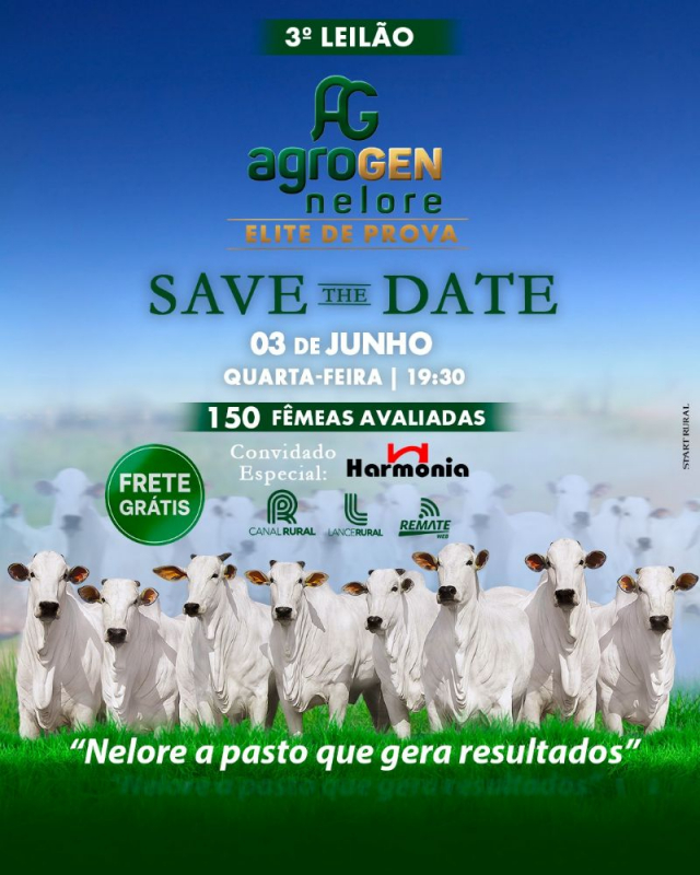 3º Leilão Agrogen Nelore - Elite Provada