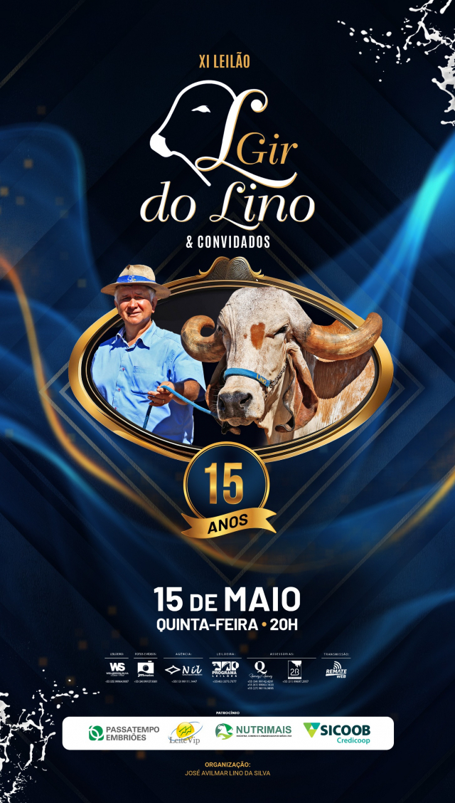 11° Leilão Virtual Gir do Lino e Convidados