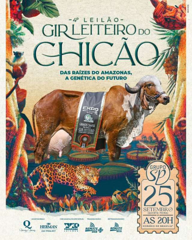 4º Leilão Virtual Gir Leiteiro do Chicão